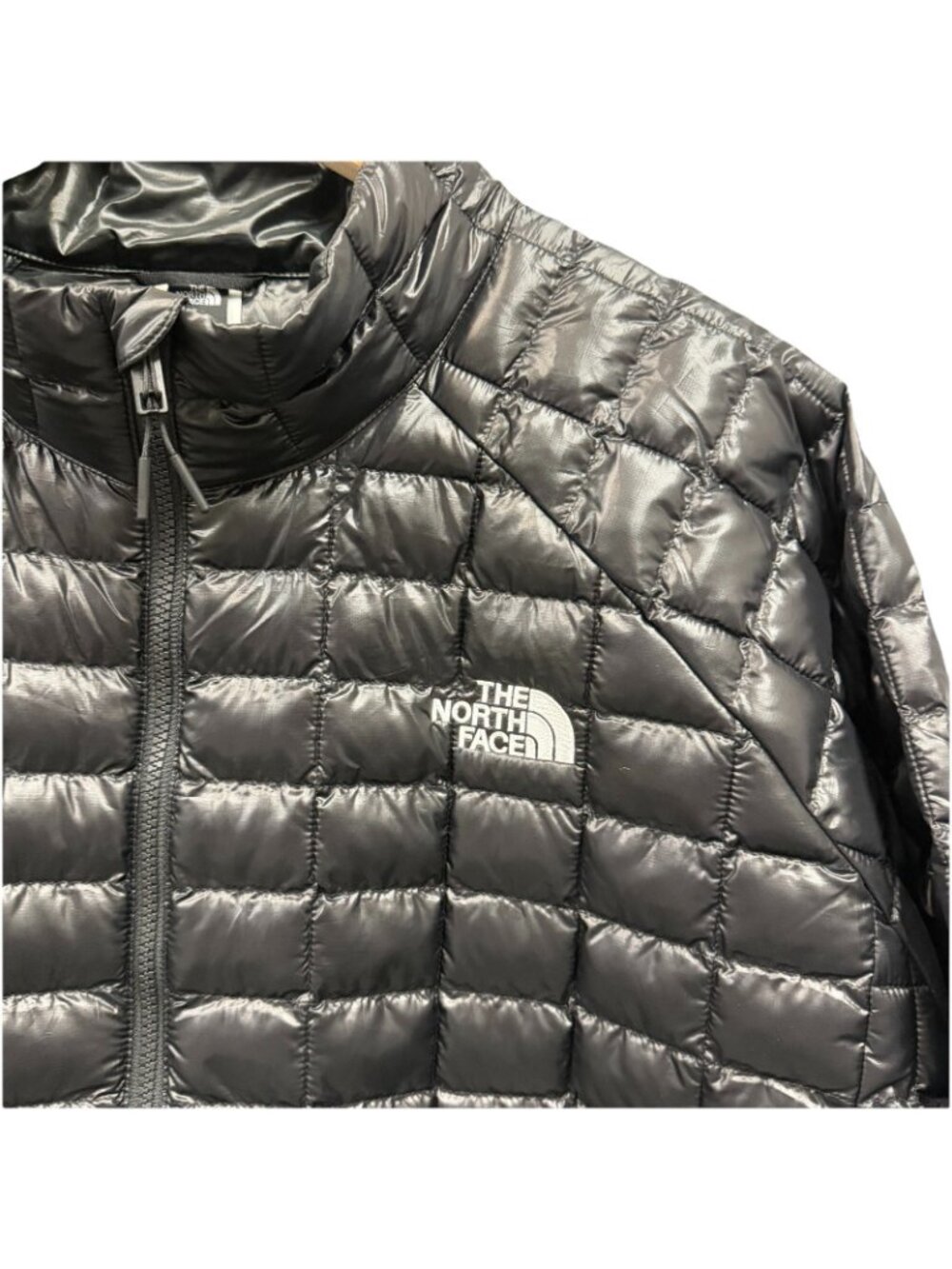 The North Face ThermoBall Jacket Mens 3X Big Tall Summit Black Packable Coat - Picture 4 of 16